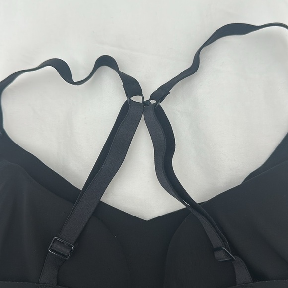 Tru & Co True Body Lift Mesh Triangle Bra in Black - Picture 11 of 14